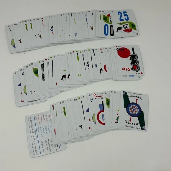 2010 Mille Bornes Card Game Collectors Edition with Car Shaped Tray Complete - Picture 2 of 11